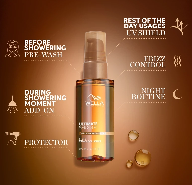 Wella Professionals Ultimate Smooth Oil 100ml képe 1
